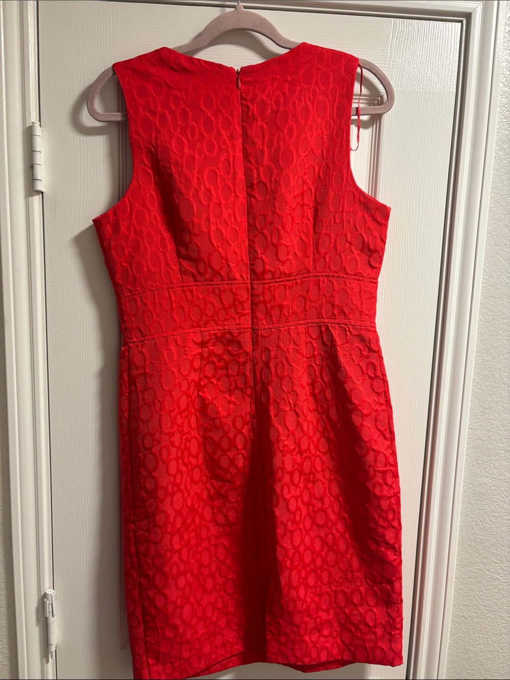 Sandra Darren size 8 vibrant red dress - Picture 5 of 5